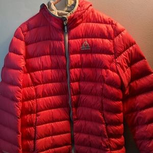 Girls packable puffer coat